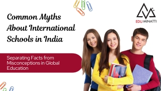 Common Myths About International Schools in India
