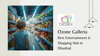 Experience the Best Shopping Mall in Dhanbad Today