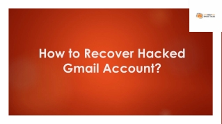 How to Recover Hacked Gmail Account?