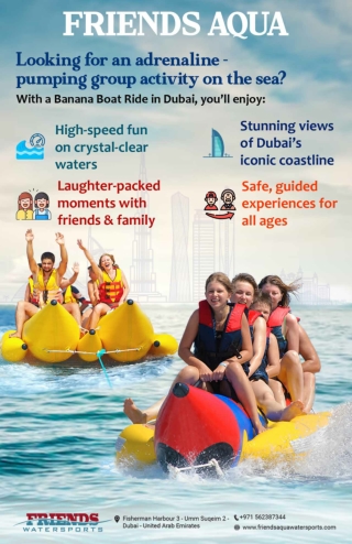 Banana Boat Ride Dubai