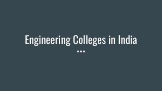 engineering collage in india