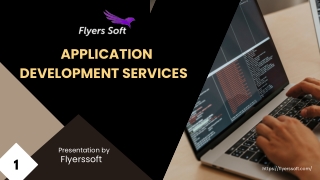 Application development services
