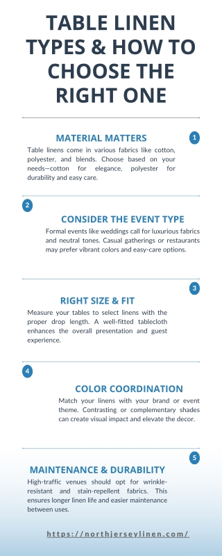 Table Linen Types & How to Choose the Right One