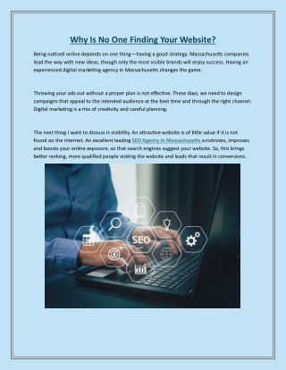 Why Is No One Finding Your Website