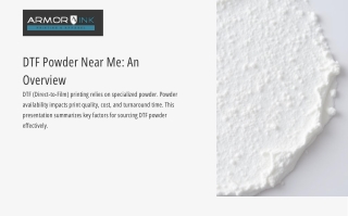 DTF Powder Near Me – Find Quality with Armor Ink LLC