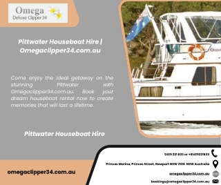 Pittwater Houseboat Hire  Omegaclipper34.com.au