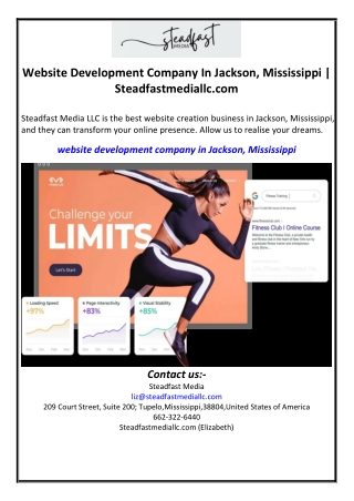 Website Development Company In Jackson, Mississippi | Steadfastmediallc.com
