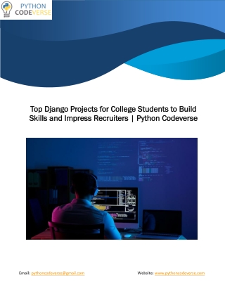 Top Django Projects for College Students to Build Skills and Impress Recruiters