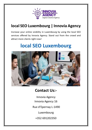 local SEO Luxembourg
