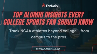 Game Changers: How NCAA Alumni Continue to Define College Sports
