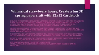 Cardstock Blog Second PPT