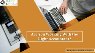 Are You Working With the Right Accountant?
