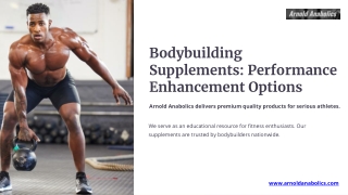 Arnold Anabolics delivers premium quality products for serious athletes.