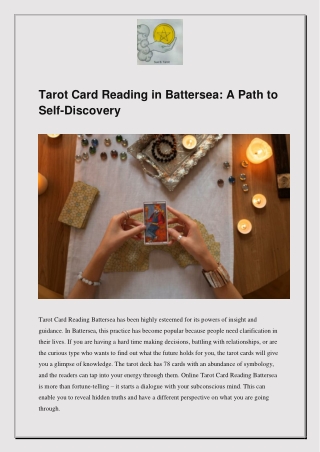 Tarot Card Reading in Battersea: A Path to Self-Discovery