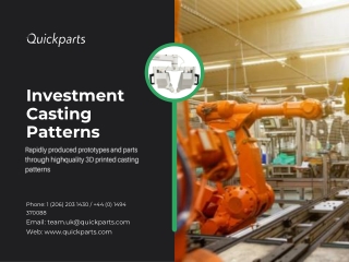 Investment Casting Patterns