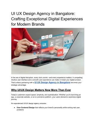 UI UX Design Agency in Bangalore By Honeycomb