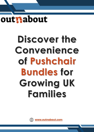 Discover the Convenience of Pushchair Bundles for Growing UK Families