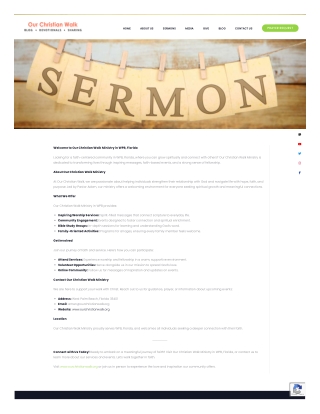 Our Christian Walk WPB