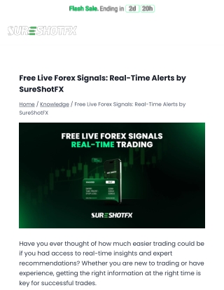 Free Live Forex Signals by SureShotFX PDF Guide