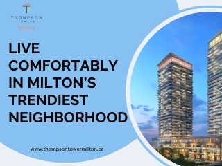Live Comfortably in Milton’s Trendiest Neighborhood