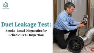Duct Leakage Test  Smoke-Based Diagnostics for Reliable HVAC Inspection
