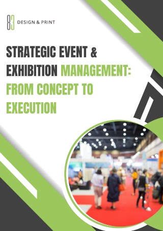 Strategic Event & Exhibition Management From Concept to Execution