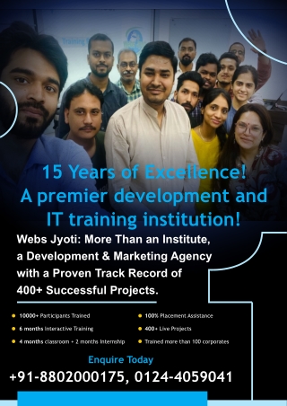 Digital Marketing Institute in Gurgaon - Websjyoti