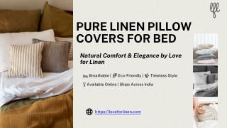 Pure Linen Pillow Covers – Premium Comfort by Love for Linen