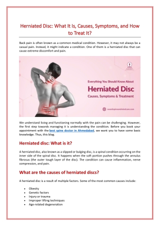 Herniated Disc What It Is, Causes, Symptoms, and How to Treat It