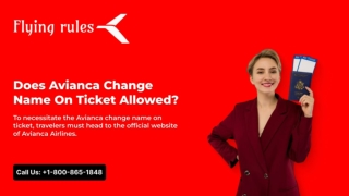 Avianca change name on ticket