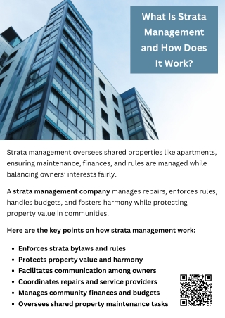 What Is Strata Management and How Does It Work?