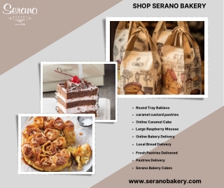 Serano Bakery Cakes – Freshly Baked Delights for Every Celebration