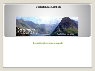 Wordsworth House Discover a Georgian poet’s birthplace in charming Cockermouth