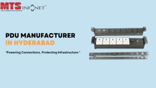 PDU Manufacturer in Hyderabad -MTS Infonet