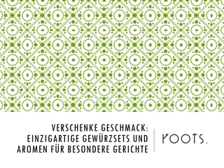 Verschenke Geschmack: Einzigartige Gewürzsets und Aromen für besondere Gerichte