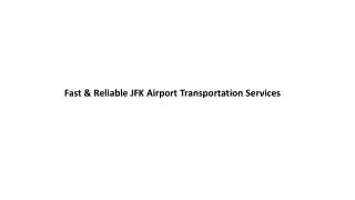 jfk airport transportation