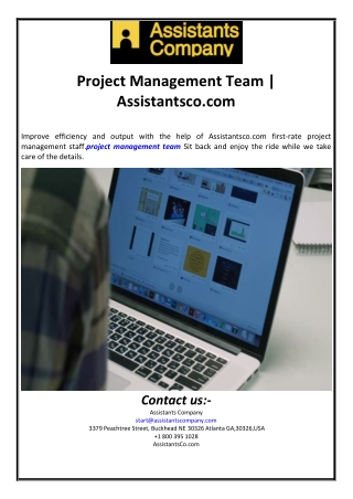 Project Management Team | Assistantsco.com
