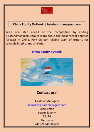 China Equity Outlook  Asiafundmanagers.com