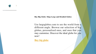 Buy Big Globe Shop Large and Detailed Globes