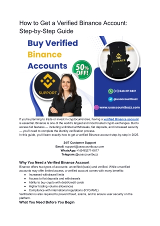 How to Get a Verified Binance Account_ Step-by-Step Guide