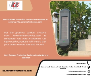 Best Outdoor Protection Systems For Gardens In Lebanon  Ke.karamelectronics.com