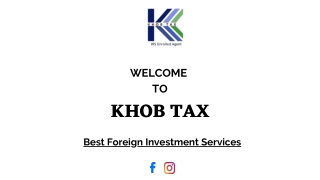 Expert Foreign Investment Services for U.S. Taxpayers