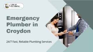 Affordable Emergency Plumber in Croydon – Call Anytime