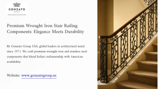 Premium Wrought Iron Stair Railing Components Elegance Meets Durability