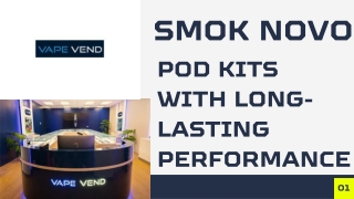 SMOK Novo Series NZ with Compact Pod Kits & Replacement Pods