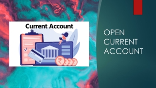 Open Current Accout