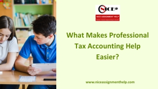 What Makes Professional Tax Accounting Help Easier