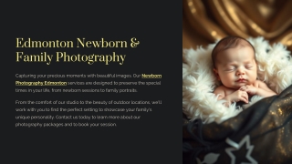 Newborn Photography Edmonton – Preserve the Beauty of Your Baby’s First Days