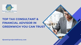 Top Tax Consultant & Financial Advisor in Greenwich You Can Trust