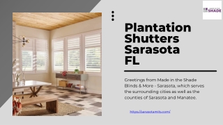 Timeless Elegance with Interior Plantation Shutters – Made in the Shades